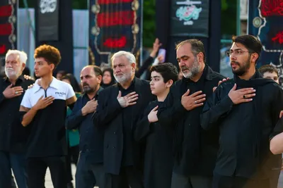 مراسم عزاداری حسینی در مصلای تبریز