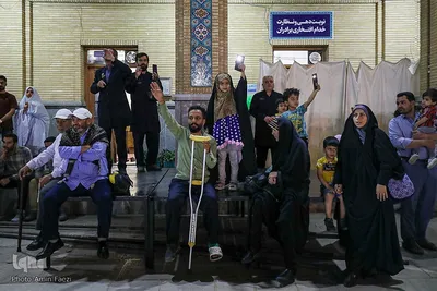 شب میلاد امام رضا در حرم شاهچراغ (ع)‎‎
