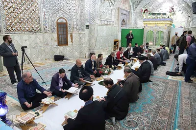 آیین اختتامیه محفل جزءخوانی آستان مقدس امامزاده سید حمزه تبریز