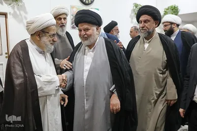 مجلس ترحیم آیت الله فیاض و گرامیداشت شهدای جنگ ۱۲ روزه در حرم بانوی کرامت