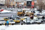 بارش اولین برف پاییزی در تبریز‎
