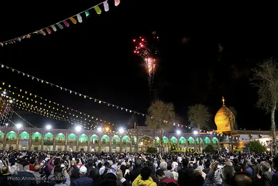 مراسم تحویل سال نو در حرم مطهر شاهچراغ (ع) شیراز‎