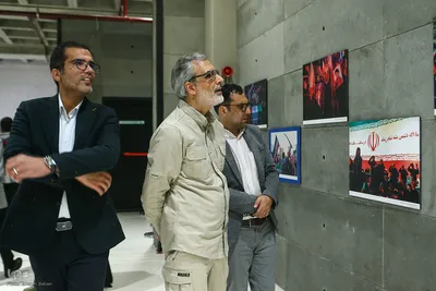 آیین افتتاح نمایشگاه عکس «تهران؛ خط مقدم مقاومت»