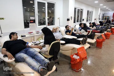 اهدای خون در شب قدر بیست وسوم ماه مبارک رمضان