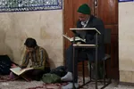 جزءخوانی قرآن در آستان امامزاده جعفر(ع) یزد‎