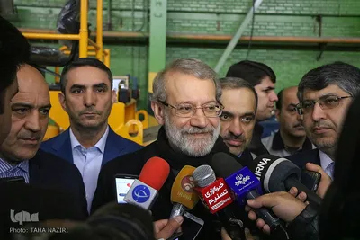 بازدید رئیس مجلس شورای اسلامی از شرکت هپکو