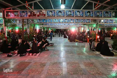 شب 23 ماه مبارک رمضان در گلزار شهدای قم