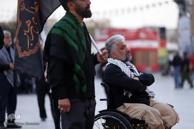 مراسم آیینی جاماندگان اربعین حسینی
