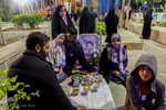 مراسم تحویل سال نو درگلستان شهدای اصفهان