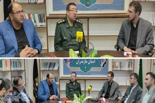 برگزاری جلسه مدیرکل حفظ آثار دفاع مقدس مازندران با مدیرکل کمیته امداد استان