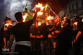 حسینیه ایران؛ عزاداری شب عاشورا در شادگان