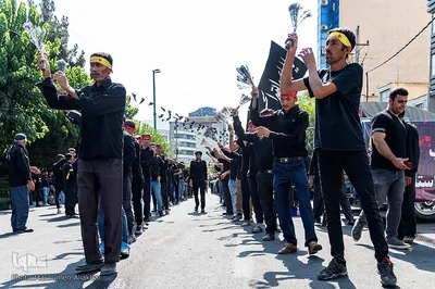 مراسم عزاداری تاسوعای حسینی در شهرستان کرج