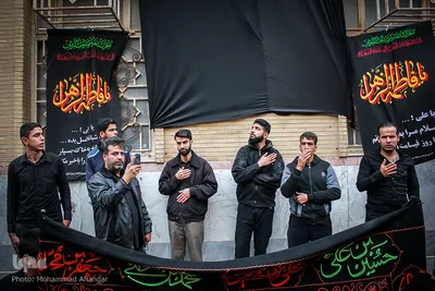 سوگواری در عزای حضرت زهرا(س) در اهواز 