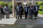 گلباران آرامگاه حافظ و قبور مشاهیر فارس