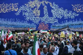 خروش غدیری مردم ایران؛ این بار برای فتح خیبر زمان-۲