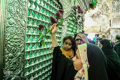 تجدید میثاق خدام حرم مطهر حضرت سیدعلاءالدین حسین(ع) با حضرت احمدبن موسی(ع)‎‎