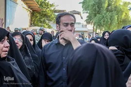 مراسم بدرقه شهید ۴ساله حادثه تروریستی اهواز