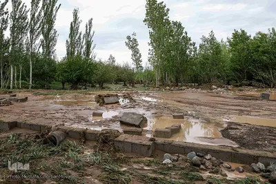 وقوع خسارت سنگین سیل به برخی روستاهای شهرستان اهر
