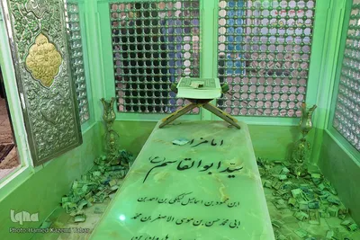 غبارروبی امامزاده سیدابوالقاسم(ع) خوسف