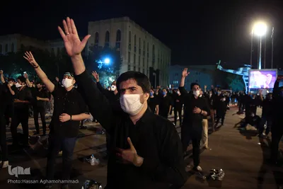 مراسم عزاداری شب چهارم محرم در هیئت میثاق با شهدا در دانشگاه افسری امام علی(ع) تهران