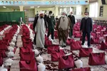 توزیع 250 بسته حمایتی آستان قدس رضوی در اهر