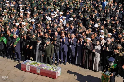 تشییع پیکر مطهر سرهنگ شهید احسان بخشنده در شیراز