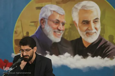 مهدی عادلی در محفل انس با قرآن گرامیداشت سپهبد شهید قاسم سلیمانی