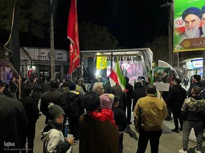 اجتماع حماسی مردم گلپایگان در دفاع از وطن