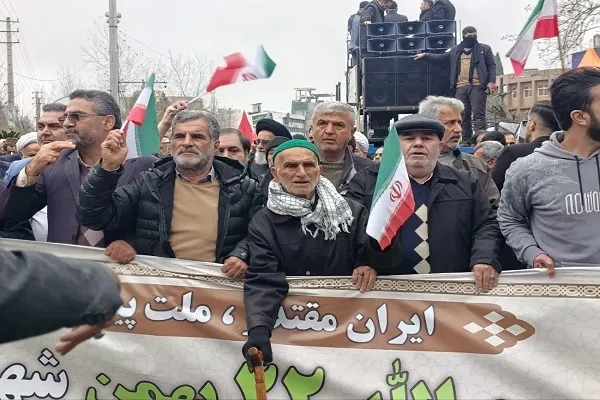 راهپیمایی جشن پیروزی انقلاب اسلامی در مرکز استان مازندران