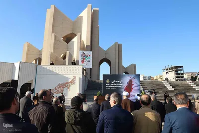 گردهمایی اصحاب فرهنگ، هنر و رسانه آذربایجان‌شرقی در حمایت از مردم مظلوم غزه 