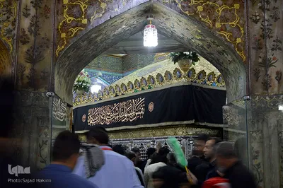 مراسم عزاداری سیدالشهدا در حرم حضرت معصومه(س)