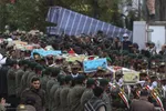 مراسم استقبال از ۱۲ شهید گمنام دوران دفاع مقدس در شیراز
