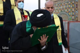 مراسم تعویض پرچم آستان منور حضرت عبدالعظیم حسنی(ع)