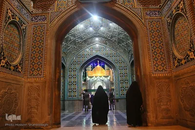 شب میلاد امام هادی(ع) در حرم بانوی کرامت
