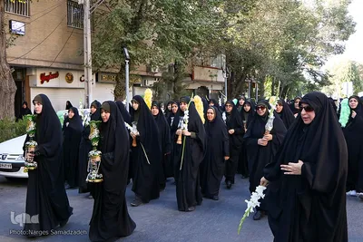 قافله عزاداری و اجتماع خادم‌یاران و یاوران رضوی در اصفهان