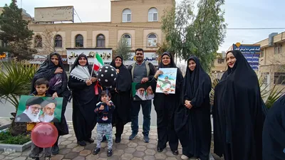 
مراسم راهپیمایی ۲۲ بهمن در کاشان
