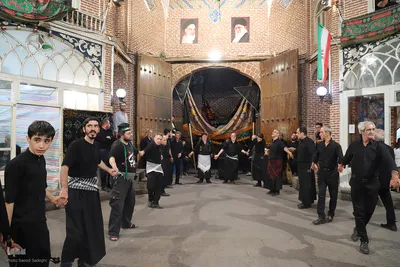 عزاداری هشتم محرم در بازار تبریز