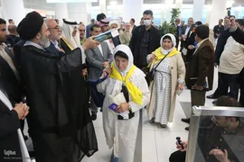 بدرقه نخستین گروه از زائران حج عمره در سال ۱۴۰۳