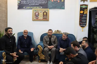 دیدار نماینده مقام معظم رهبری با خانواده سردار شهید یعقوب خادمی