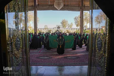 آیین گلاب شویی حرم مطهر حضرت شاهچراغ علیه السلام