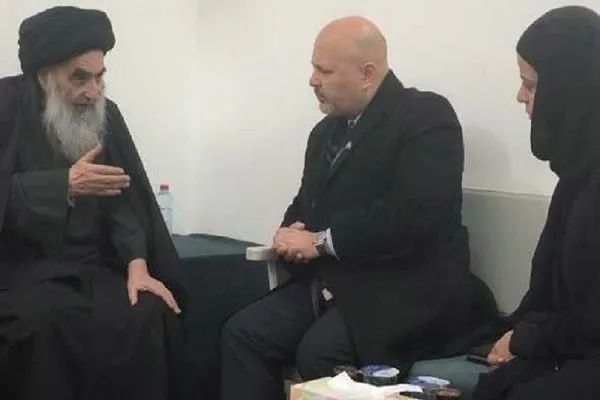 المرجع السيستاني يستقبل فريقاً أممياً في منزله بالنجف