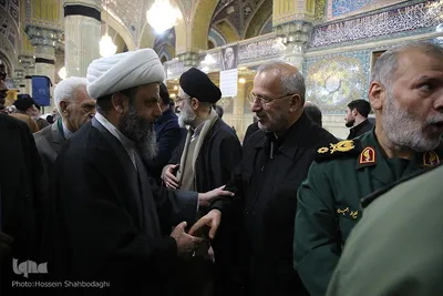 مراسم یادبود آیت‌الله سید محمد شاهچراغی در قم