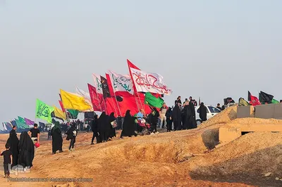 حرکت کاروان مشایه الحسین از بندر امام خمینی(ره) به سمت کربلا