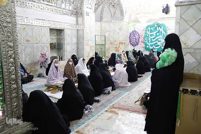 آیین اختتامیه محفل جزءخوانی آستان مقدس امامزاده سید حمزه تبریز