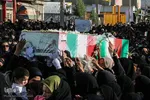 تشعیع پیکر دو شهید گمنام در بیرجند

