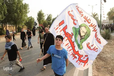 حرکت کاروان پیاده‌روی اربعین از ملاشیه اهواز