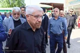عکس | تشییع و خاکسپاری مادر حاج صادق آهنگران