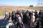 استقبال روستائیان شیراز از شهید گمنام