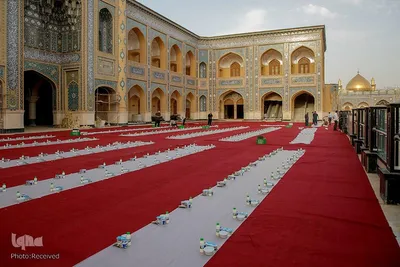 افطار حرم امام علی