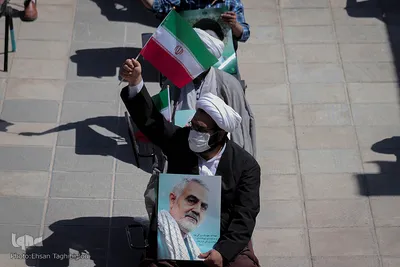 تجمع طلاب و دانشجویان زنجان در حمایت از فلسطین